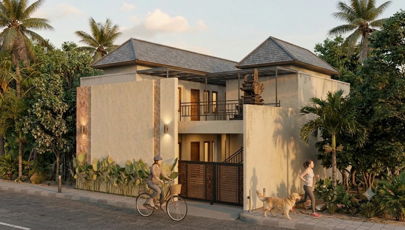 Rumah kost modern untuk properti investasi